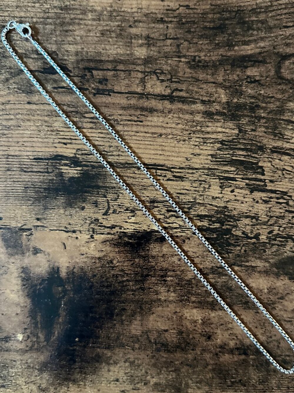 David Yurman Small Box Chain Necklace in Sterling Silver - 2.7mm - 22"